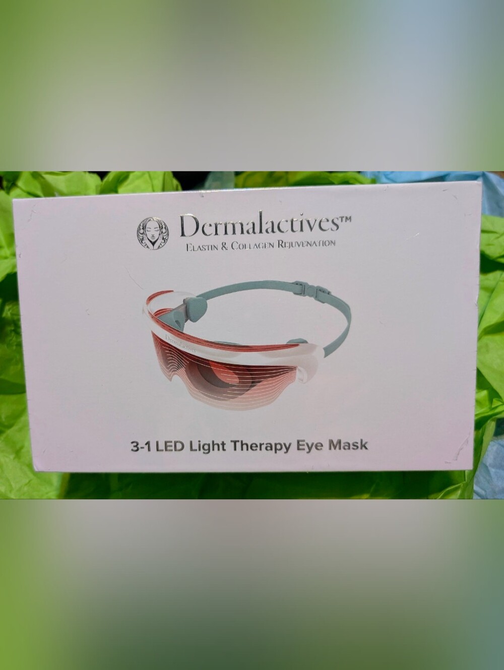 New Dermalactives 3-in-1 LED Light Therapy Eye Mask